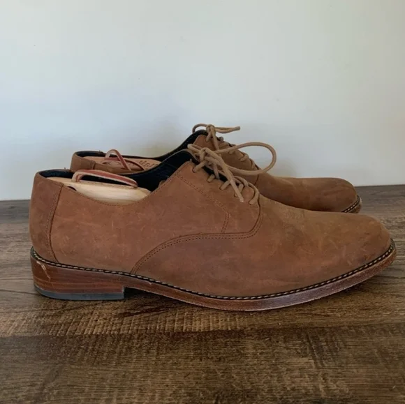 Nisolo Mens Everyday Oxford Brown Leather Lace Up Dress Shoes Size 9.5 - Picture 2 of 6